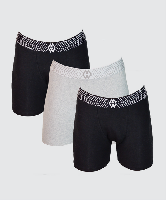 DIAMOND LINK BOXER BRIEFS TRIO