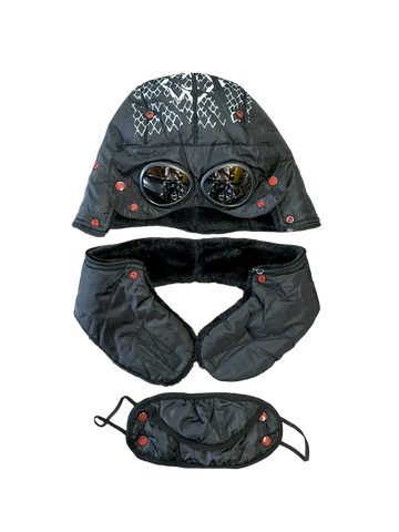 CORBIN COBRA PRINT PUFFER MASK