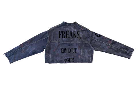 WEREWOLF CROPPED DENIM JACKET