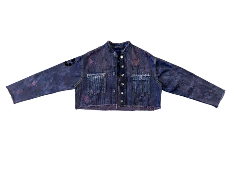 WEREWOLF CROPPED DENIM JACKET