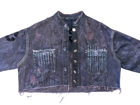 WEREWOLF CROPPED DENIM JACKET