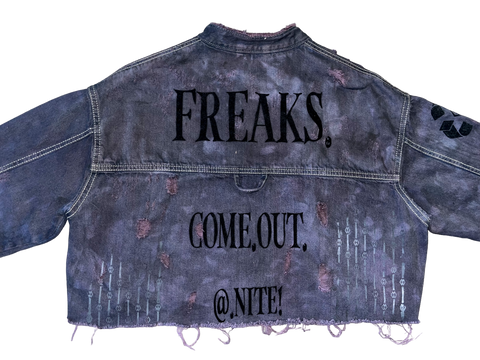 WEREWOLF CROPPED DENIM JACKET